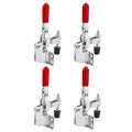 Toggle Clamps Latch Vertical Quick-Release Toggle Clamp Antislip Holding Capacity 220 lbs Tool 101B 100Kg 4 Pack - style: 101B, 4PK