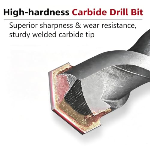 14mm x 150mm Masonry Drill Bit, Carbide Tipped Rotary Hammer Bit
