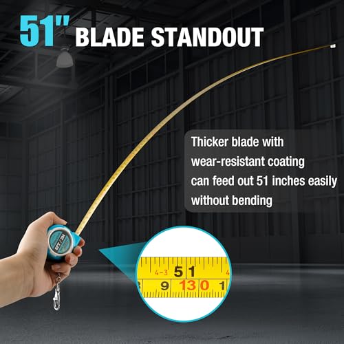 DURATECH Mini Tape Measure, 2 PCS 6FT Inch/Metric Small Tape Measure