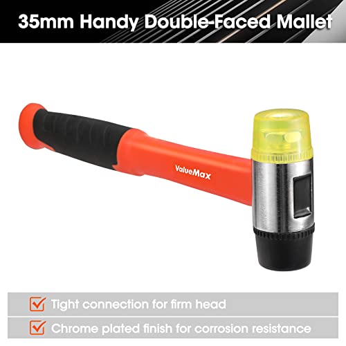 ValueMax 2PCS Rubber Mallet Set