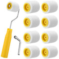 Honeydak 8 Pack Mini Paint Roller with Replacement Heads, 1.2 Inch - size: 1.2 Inch