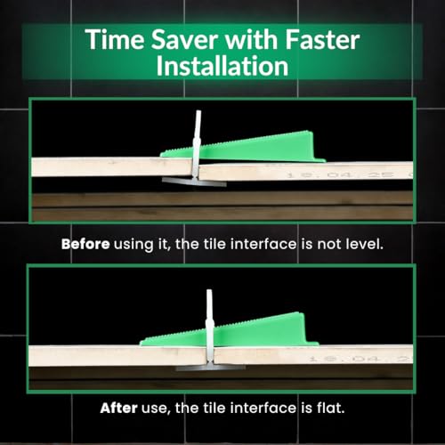 KMS 2000 Tile Spacers 1/8" – Tile Spacer Leveling System for Professional Tile Installation, Consistent Gap Tile Leveling Spacers - color: 2000 Tile Spacers 1/8"