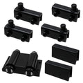 Antrader Pivot Hinge+Double Head Magnetic Catch+Clamp for 5-6mm Glass Door