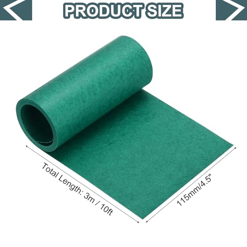 MECCANIXITY Electrical Insulating Fish Paper 115mm, 10ft Green - size: 115mm