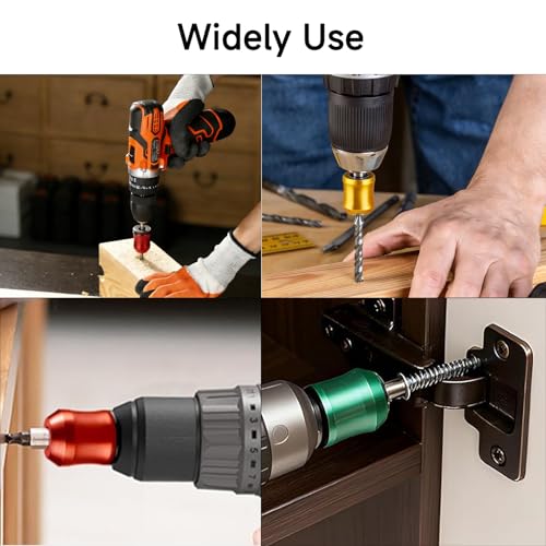 3 Pcs Magnetic Screw Holder, 1/4" Universal Magnetic Screw Ring
