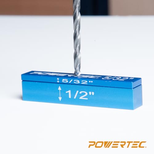 POWERTEC 72230 15pcs Setup Blocks Height Gauge Set & 16 x 24 Inch Steel Framing Square, Router Table Setup Bars for Router Bit/Table Saw Blade Height, Band Saw, Drill Press, Woodworking, Construction - size: Square & Router Table Setup Bars