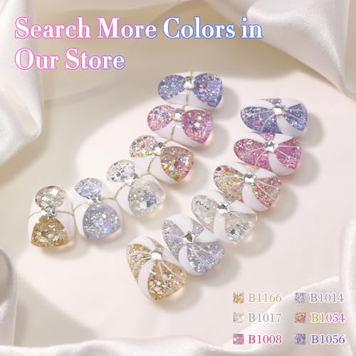 Double Rhythm 0.5Oz Glitter Gel Polish Shimmer Reflective Color for Nail Art Salon DIY Soak Off 15ml Nail Lamp Gel Polish at Home (Fairy Sparkle Rose-B1008) - color: Fairy Sparkle Rose