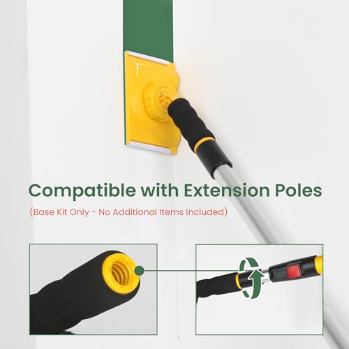 VOOMEY 360° Rotation Handle Paint Edger Trimmer with 5pcs Replace Pads - color: Rotation Handle Paint Edger with 5pcs Replace Pads