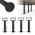 4Pcs Bed Frame Support Leg, Adjustable Height 5.8"-9" | Extra Sturdy Steel Bed Frame Support Legs with Wider Rubber Base, More Stable/Quieter, Bed Slat Reinforcement Kit - size: 5.8"-9" (4pcs)