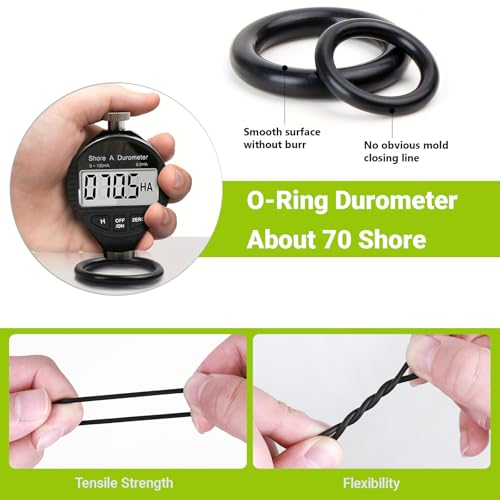 O Ring Assortment Kit 24 Sizes 1200 Pcs Nitrile Rubber Seal O-Rings - style: 24 Size/1200 Pcs