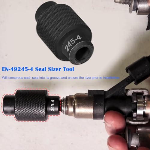 6706 Fuel Injector Rail Assembly Remover & GM245 Fuel Injector Seals Tools Perfectly Fits for GM Engines