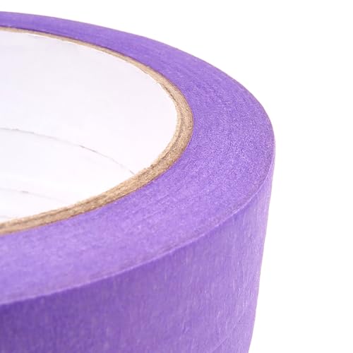 5 Rolls Pinstripe Tape - Masking Tape 1/16", 1/8", 1/4", 1/2", 3/4" - Thin Painters Masking Automotive Tape for DIY, Car, Auto, Paint, Art, Tumblers (Purple) - color: Purple