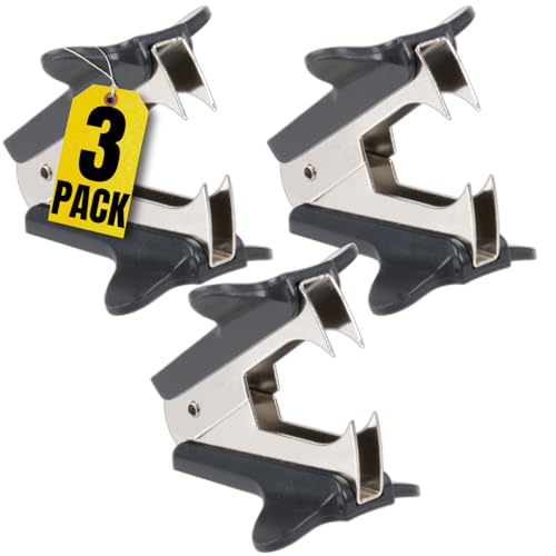 1InTheOffice Claw Staple Remover, 3 Pack "
