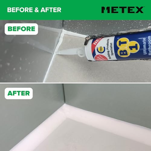 Silicone Block - 5 in 1 Easy Grip Sealant Shaping & Finishing Caulking Tool - Creates A Consistent Width Bead. Sharp & Consistent Internal Corners with A Choice of 6mm Or 8mm Bead