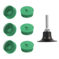2 Inch Bristle Disc 6pack - 50 Grit with 1/4inch Shank Attachment Abrasive Coating Removal Brush Disc for Metal