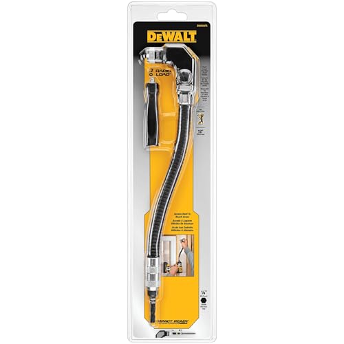 DEWALT Right Angle Attachment, Flex Shaft, Drill Attachment, 12-Inch (DWARAFS) - size: 12"