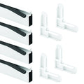 Prime-Line PL 7814 Aluminum Screen Frame Kit, White - color: White