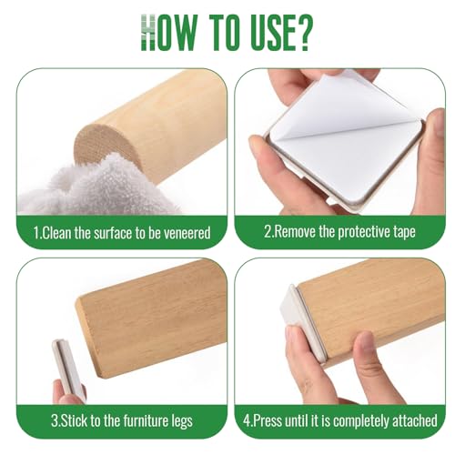 Furniture Sliders,25mm Square Table and Chair Leg Sliding Pad for Easy Moving on Carpet Hardwood (16pcs) - size: 25mm,Square