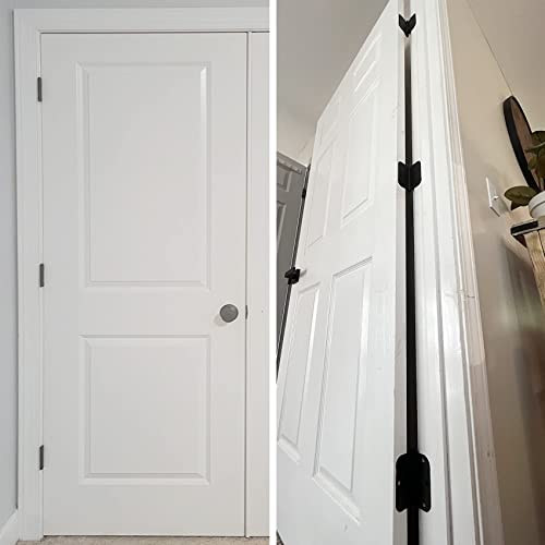 TDCHINGES Rounded Matte Black Door Hinges 3.5 Inch 5/8" Radius Flat 30 Pack - color: Matte Black-Rounded, size: 30 Pack