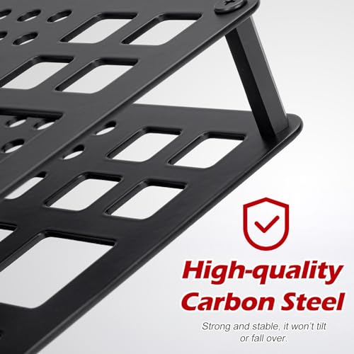 Screwdriver Organizer Holder Rack: Height Adjustable (Black) - color: Black