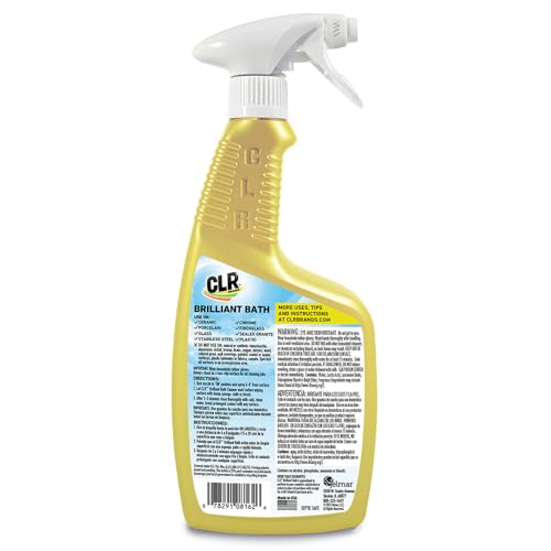 CLR Brilliant Foaming Action Bathroom Cleaner Spray 26 oz. Bottle 2 Pack - style: Brilliant Bath Lavender