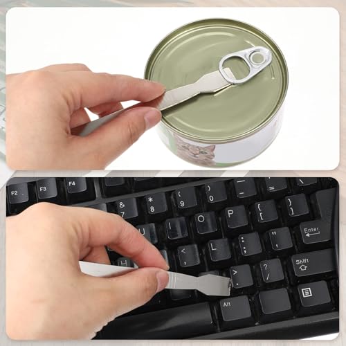 5Pcs Small Metal Scraper Tool Non-Scratch Cleaning Tool Multi-Use Scraping Tools for Removing Labels Oil Stains Food in Narrow Spaces and Gaps