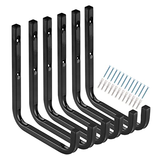 Garage Storage Hook, 6.3 Inch Heavy Duty Wall Mount Utility Hanger - size: 7.6inch x6.3inch
