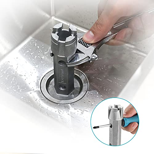 DURATECH Tub Drain Remover Wrench for Bath and Shower Drains