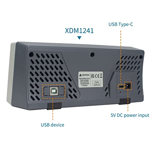 OWON XDM1241 Digital Multimeter,3.5in Desktop Multimeters, 55000 Counts LCD True RMS Temperature Tester Meter - style: XDM1241