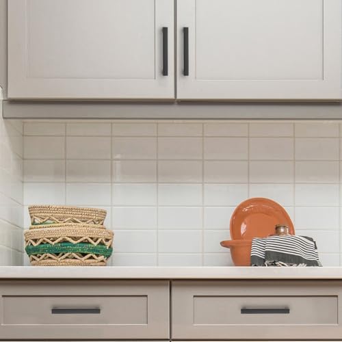 Ravinte Matte Black Kitchen Cabinet Handles 3 Inch Pulls 5 Pack - color: Matte Black, size: 3 Inches Hole Center