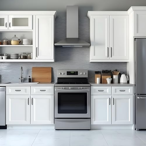 HOME EDIT Matte Black Solid Cabinet Handles & Pulls 3 Inch 10 Pack - color: Matte Black, size: 3 inches Hole Center