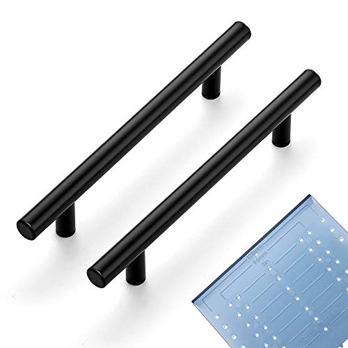 Ravinte Matte Black Cabinet Handles Cabinet Pulls, 5 Inch CC, 30 Pack - size: 7.38 Inch (5 Inch Hole Center)