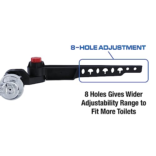 Danco 12062 Toilet Tank Lever, Chrome - color: White/Chrome, style: Decorative Handle
