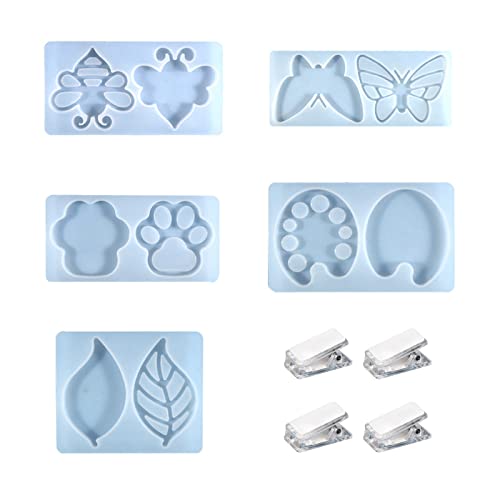 Sketching Board Clip Resin Mold Paint Pallet Silicone Mold Crystal Epoxy Mold for Painting Tray Palette Mold