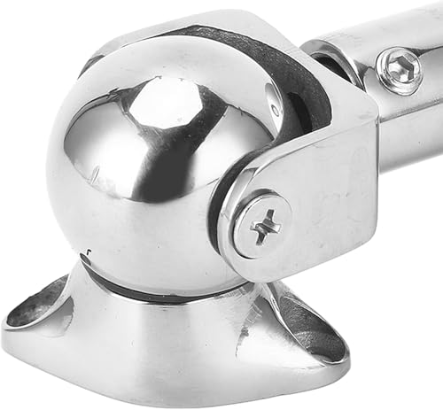 Rotating Magnetic Door Stopper Adjustable Self Aligning 316 Steel - color: #2