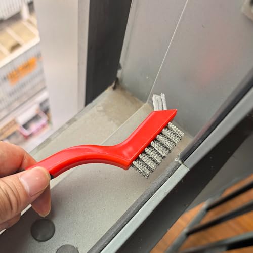 6 Pcs Wire Brushes for Cleaning, Stainless Steel Bristles Scratch Brush Set for Polishing, Rust Removal & Deep Cleaning