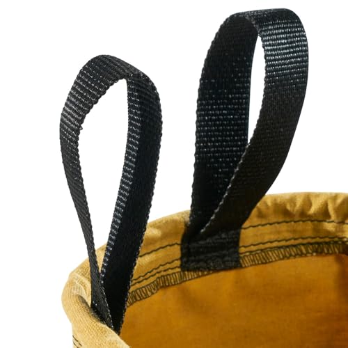 Klein Tools 5179 Tool Pouch, Water-Repellent Canvas Tool Bag with Belt Loops, 7.5 x 7 x 3.5-Inch