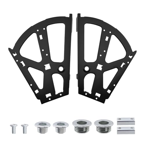 Coshar 4Pcs 2 Layers Shoes Drawer Hinges Fan Shape Shoe Cabinet Rack,Black | 2 Layers,Stainless Steel Shoe Cabinet Rack Flip Frame, Replacement Fittings, Furniture Parts Hardware - color: Black, size: 2 Layers