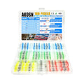 5 Sizes, 180 Pieces - Heat Shrink Butt Connectors, Solder Seal, Waterproof Self Shrink Electrical Connector Kit- for Wiring, Soldering, Marine, Automotive - size: Assortment Kit, 5 Sizes (Qty: 180)