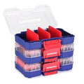 WORKPRO 3-Piece Small Parts Organizer, Stackable Storage Case