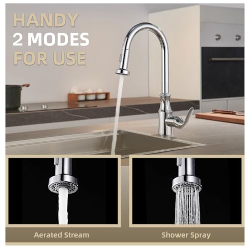 Angle Simple Faucet Head Replacement, Kitchen Sink Sprayer, Chrome - color: Chrome