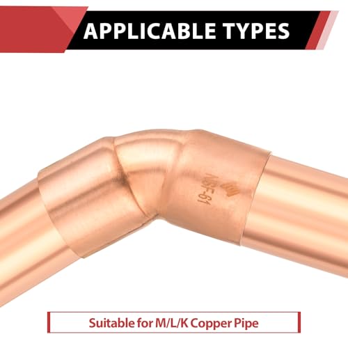 1 Piece EFIELD 2" C X C Copper 45 Degree Short Turn Elbow - size: 2"x2", style: 45 Degree
