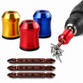 Magnetic Screw Holder Set, 3 PCS Bit Magnetizer Rings with 3 PCS PH2 Screwdriver Bits, Strong Magnetic Drill Bit Holder for 1/4 Inch Hex Bits, Magnetic Screw Holder for Drill, DIY Repair Tool