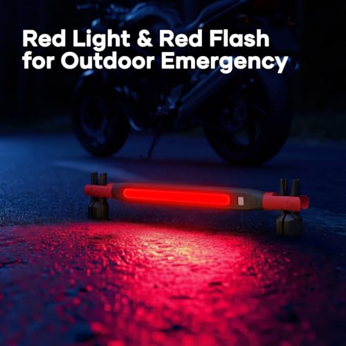 2 Pack Magnetic Work Light - Bright Rechargeable LED Work Light Bar, Under Hood Mechanic Light for Garage, Workshop, Vehicle Inspection, Gift for Mechanics