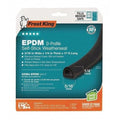 Frost King EPDM Rubber Self-Stick Weatherseal Tape, D-Section, 5/16" W, 1/4" T, 17 ft L, Black - size: 5/16" W, 1/4" T, 17 ft L, style: D-Section, 5/16" W, 1/4" T, 17 ft L, Black