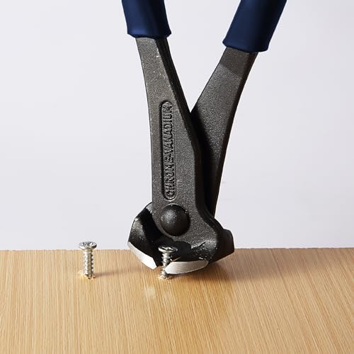 Bates- Nail Puller, Navy Blue, Nail Remover Tool, Cutting Pliers, Carpenter Tools, Staple Puller, Nail Puller Tool, End Cutting Pliers, Nail Pliers, Nail Pulling, Nail Puller Pliers, Nippers Tool - color: Navy Blue, size: 7", 1 Pack