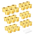 GASHER 36PCS Brass Hex Bushing Fitting Kit Hex Bushing 1/4" - 1/8", 3/8" - 1/8", 3/8" - 1/4", 1/2" - 1/4", 1/2" - 3/8", 3/4" - 1/2" - style: Hex Bushing Kit（36Pcs）