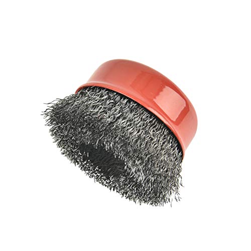 AAIN 3 Inch Wire Wheels for 4 1/2 Angle Grinder, 10 Pack Wire Cup Brush - size: 10 pack, style: 3 Inch Crimped Wire Brush