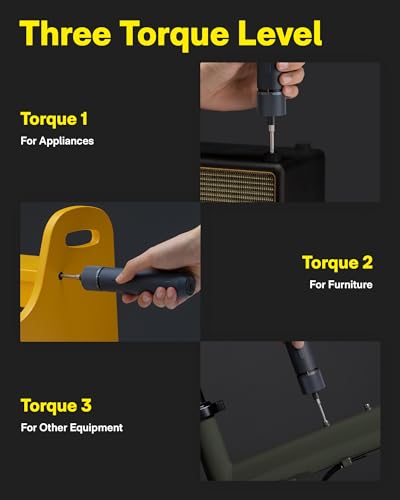 HOTO SnapBloq™ S-A01 Master Precision Screwdriver Set + Electric Screwdriver Rechargeable, 3.6V Cordless Screwdriver Set USB-C, 3 Torque Settings