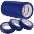 Romeda 9 Pack Electrical Tapes, Electrical Tape Water, Sun, and Oil Resistant, Electrical Tape is Suitable for Most Domestic, Commercial, and Industrial environments - Blue - color: Blue